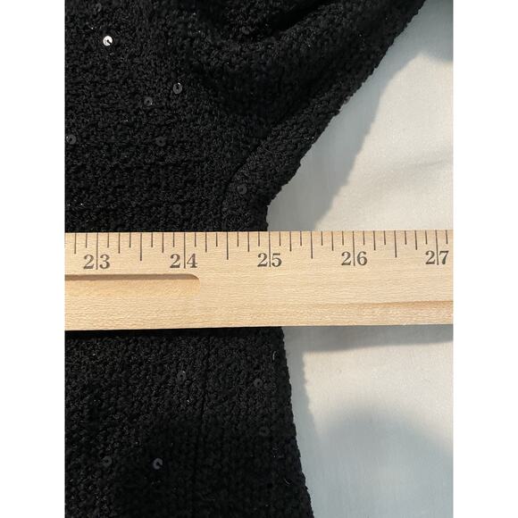 St. John Coat Santana Knit Women 12 Sequin Old Money Luxury Holiday Gala Couture - Picture 9 of 10